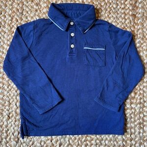 Oso & Me - Parker polo long sleeve navy blue - 4